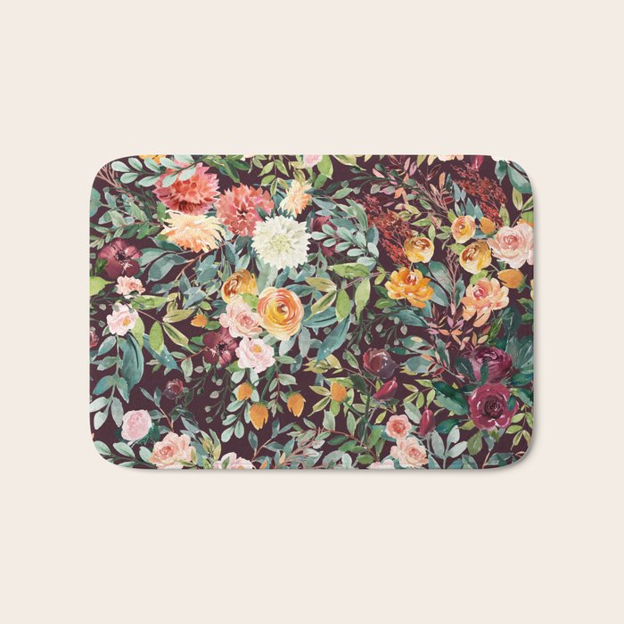 Fall Floral Bath Mat Gallery Image 1