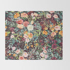 Fall Floral Throw Blanket Gallery Image 2