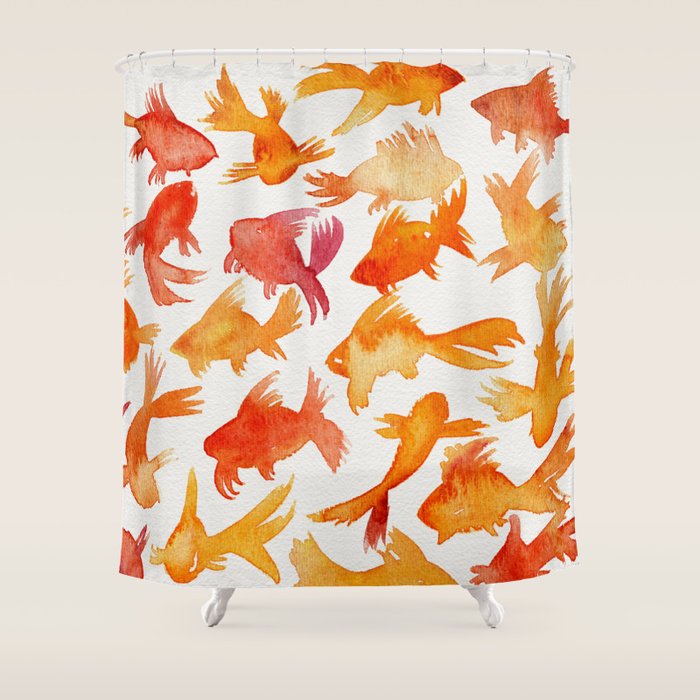 Goldfish Shower Curtain Gallery Image 1