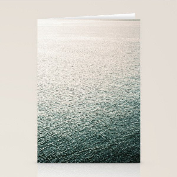 Coastal beach photography âFree as the oceanâ | Modern wall Art Sea Ibiza Stationery Card Gallery Image 1