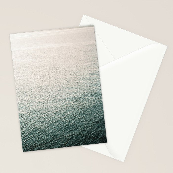 Coastal beach photography âFree as the oceanâ | Modern wall Art Sea Ibiza Stationery Card Gallery Image 2