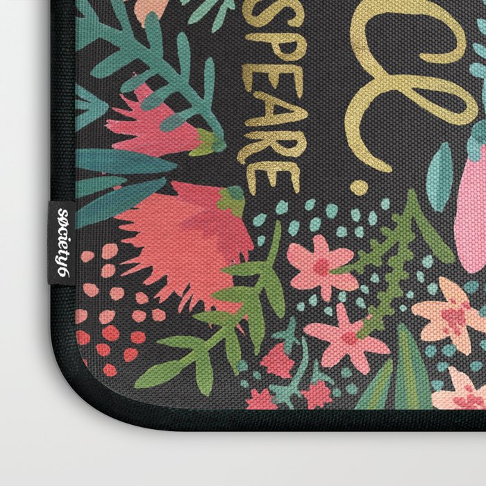 Little & Fierce on Charcoal Laptop Sleeve Gallery Image 3