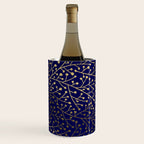 Gold Berry Branches on Navy Wine Chiller Gallery Image 1