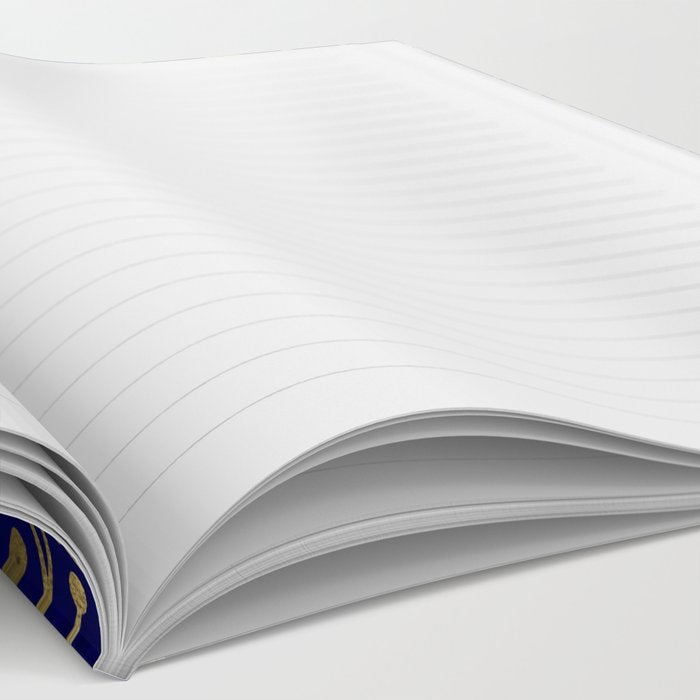 Gold Berry Branches on Navy Notebook Gallery Image 2