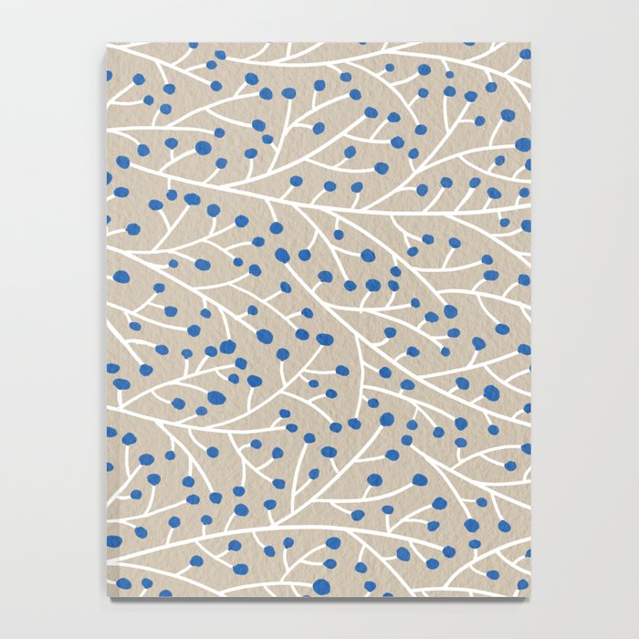Blue & White Berry Branches Notebook Gallery Image 4