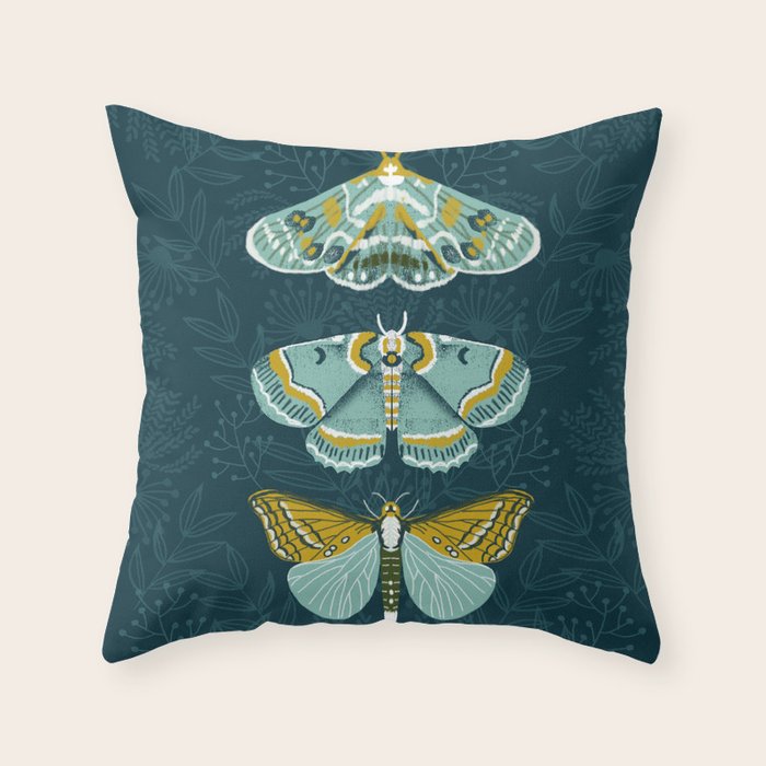Lepidoptery No. 8 by Andrea Lauren  Throw Pillow Gallery Image 1