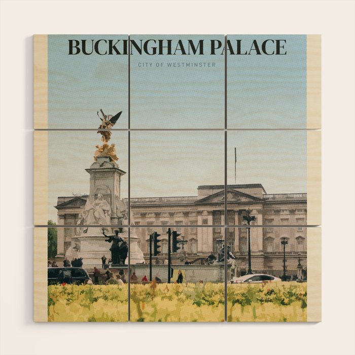 Visit  Buckingham Palace Wood Wall Art Gallery Image 1