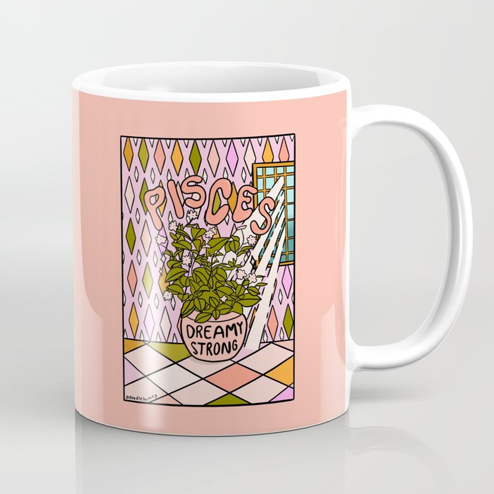 Pisces Plant Coffee Mug Gallery Image 1