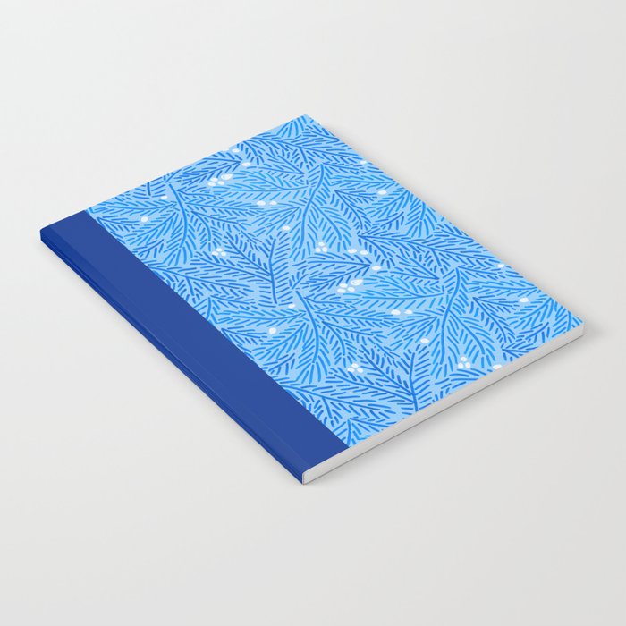 Winter Berries & Pine Branches in Blue Notebook Gallery Image 1