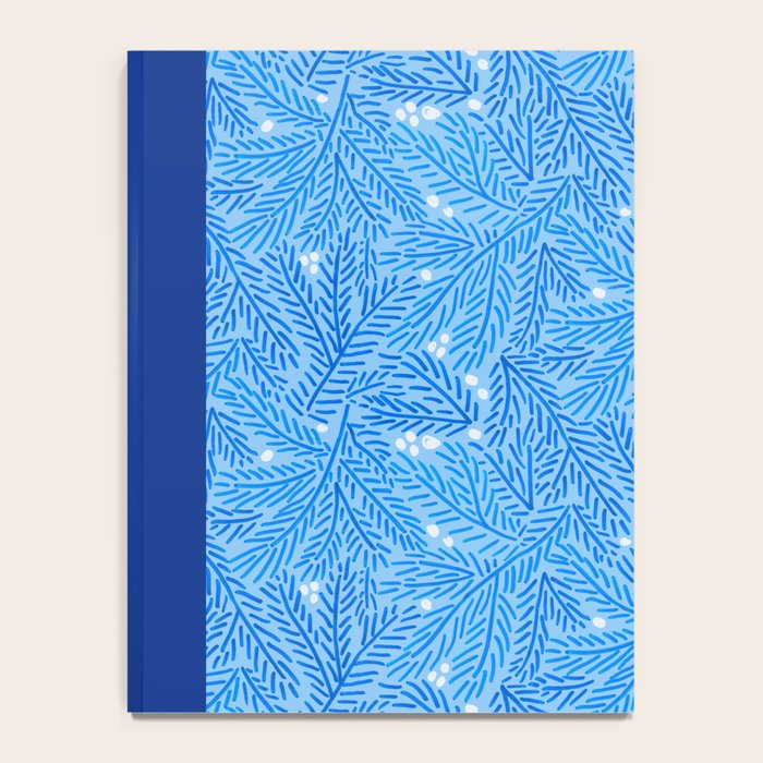 Winter Berries & Pine Branches in Blue Notebook Gallery Image 4