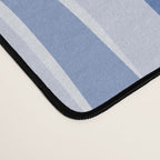 Trippy Glitch Blue Retro Liquid Swirl Abstract Pattern Desk Mat Gallery Image 4