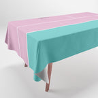 Pink Tennis Court  Tablecloth Gallery Image 1