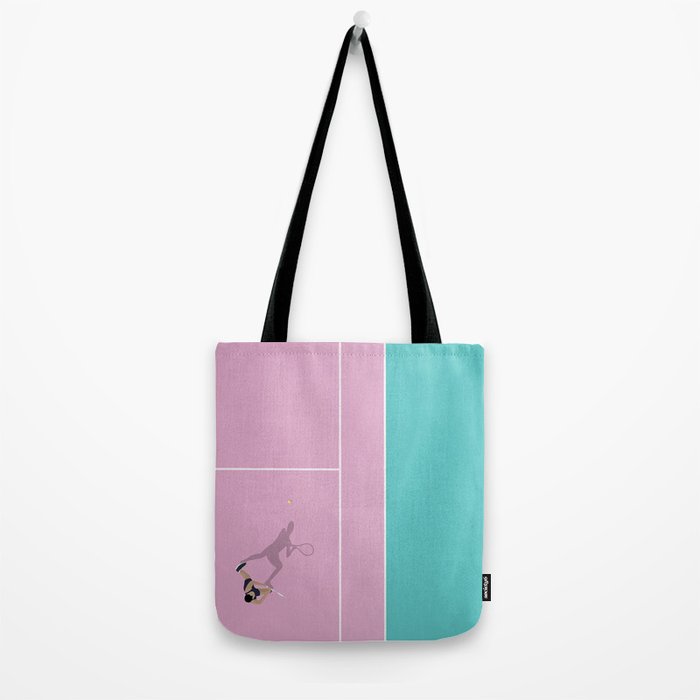 Pink Tennis Court  Tote Bag Gallery Image 2