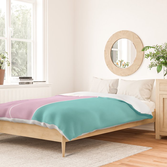 Pink Tennis Court  Duvet Cover Gallery Image 2