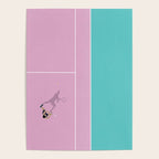 Pink Tennis Court  Poster Gallery Image 4