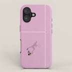 Pink Tennis Court  iPhone Case Gallery Image 1