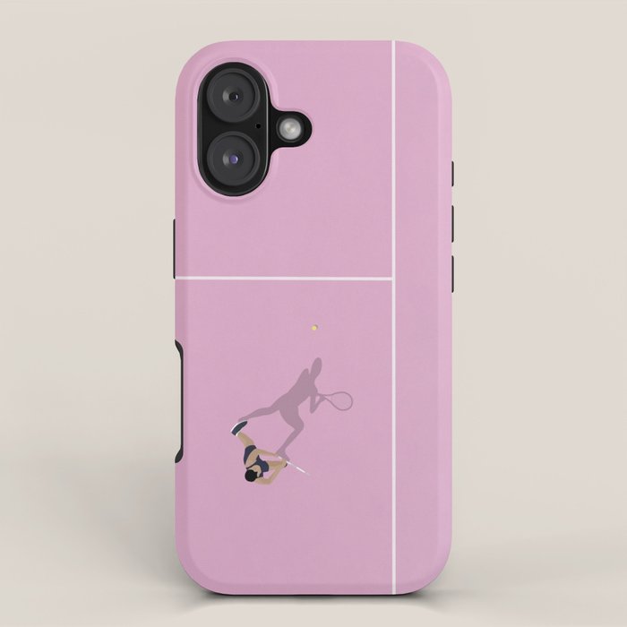 Pink Tennis Court  iPhone Case Gallery Image 1