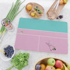 Pink Tennis Court  Cutting Board Gallery Image 2