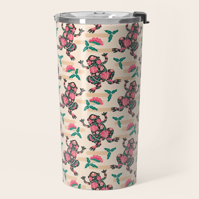 Frogs in bloom  Travel Mug Gallery Image 2