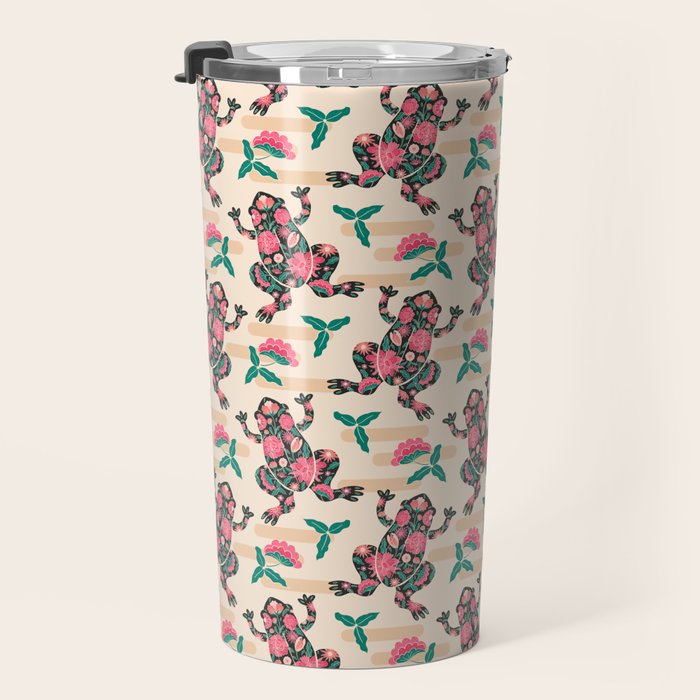 Frogs in bloom  Travel Mug Gallery Image 3