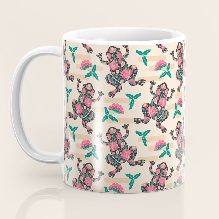 Frogs in bloom  Coffee Mug Gallery Image 3
