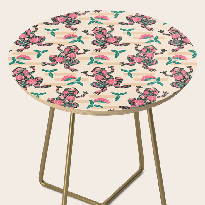 Frogs in bloom  Side Table Gallery Image 2