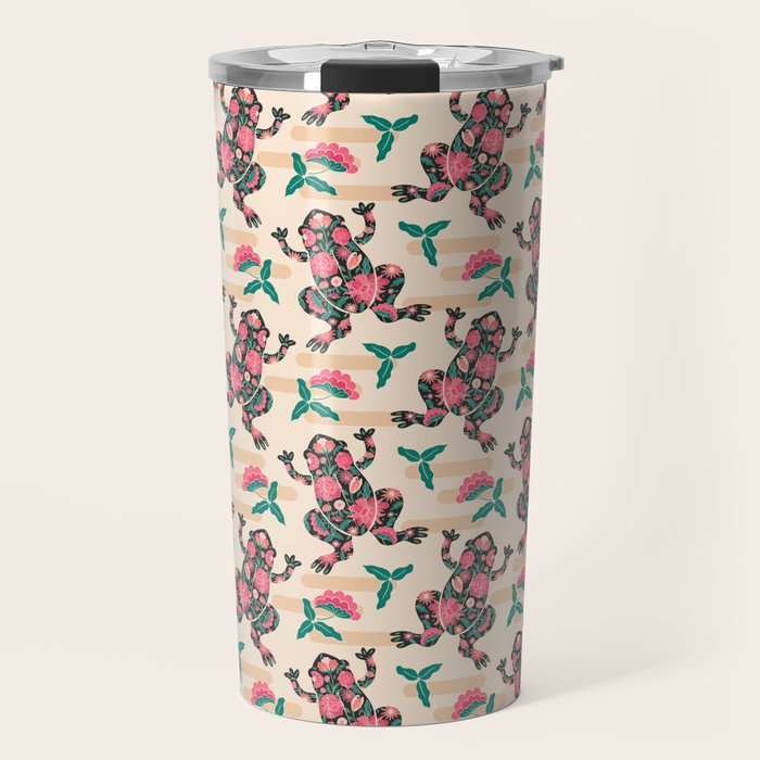 Frogs in bloom  Travel Mug Gallery Image 1