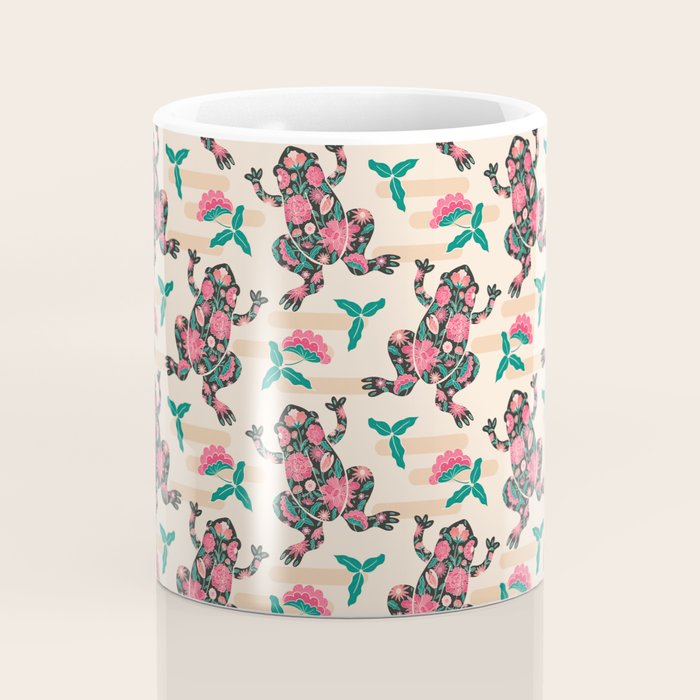Frogs in bloom  Coffee Mug Gallery Image 4