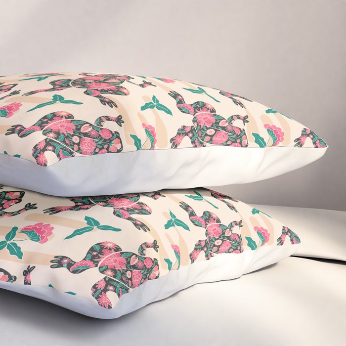 Frogs in bloom  Pillow Sham Gallery Image 3