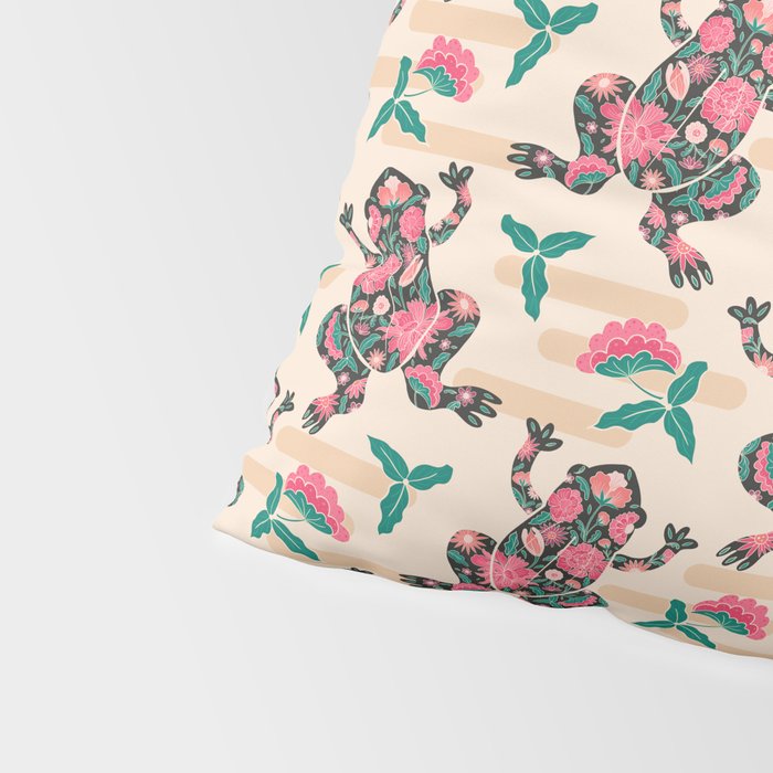 Frogs in bloom  Pillow Sham Gallery Image 4