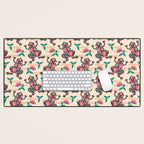 Frogs in bloom  Desk Mat Gallery Image 1