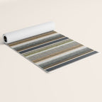 serape southwest stripe - muted natural tones Yoga Mat Gallery Image 2