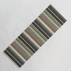 serape southwest stripe - muted natural tones Yoga Mat Gallery Image 1