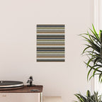serape southwest stripe - muted natural tones Poster Gallery Image 2