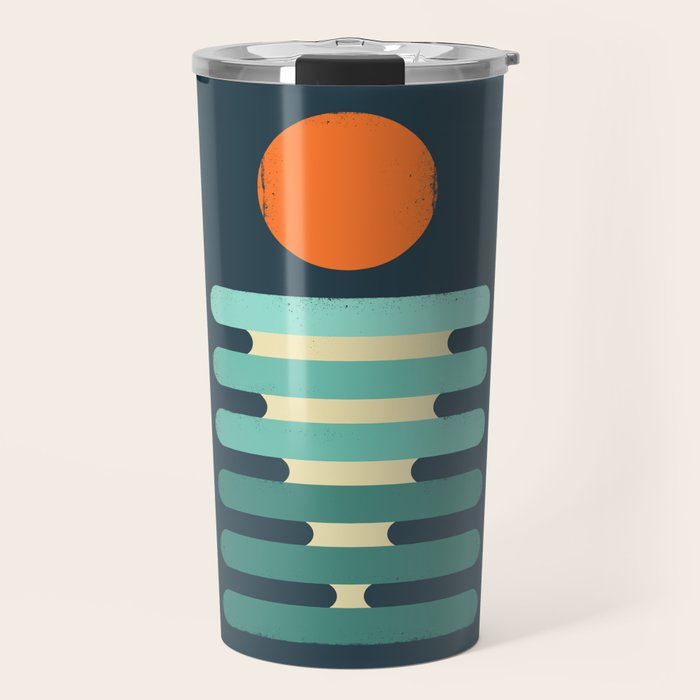 Minimalist ocean Travel Mug Gallery Image 1