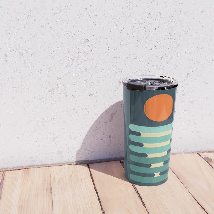Minimalist ocean Travel Mug Gallery Image 4