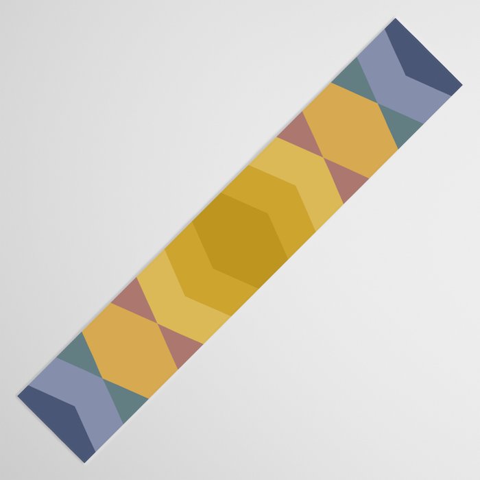 Bold Geometric Triangles III Table Runner Gallery Image 3