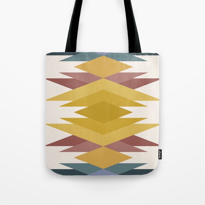 Bold Geometric Triangles III Tote Bag Gallery Image 1