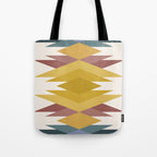 Bold Geometric Triangles III Tote Bag Gallery Image 1