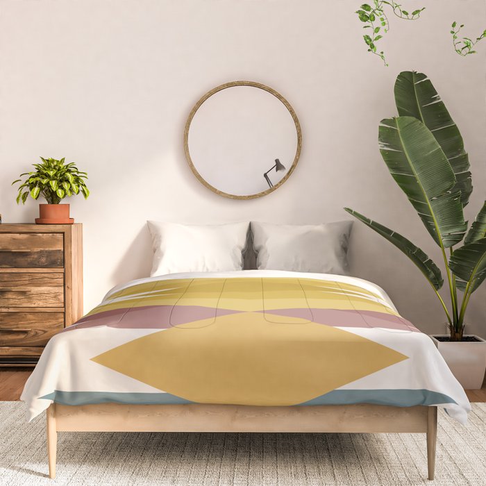 Bold Geometric Triangles III Comforter Gallery Image 3