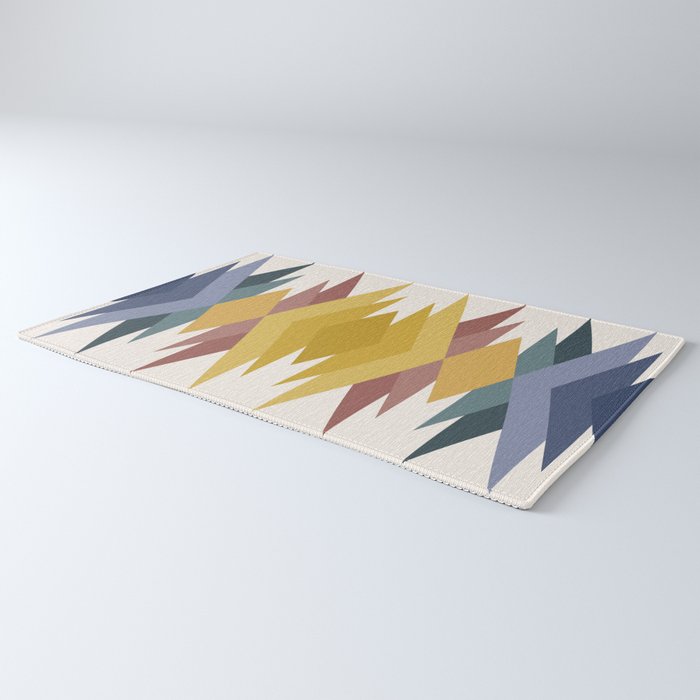 Bold Geometric Triangles III Rug Gallery Image 3