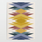 Bold Geometric Triangles III Poster Gallery Image 4