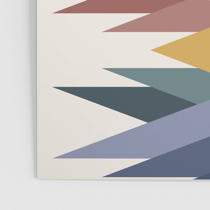 Bold Geometric Triangles III Poster Gallery Image 3