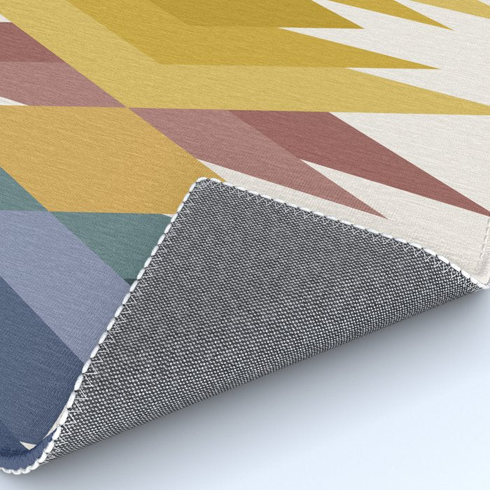 Bold Geometric Triangles III Rug Gallery Image 4