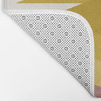 Bold Geometric Triangles III Bath Mat Gallery Image 2