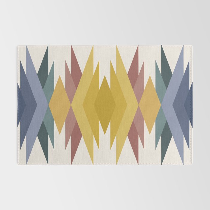 Bold Geometric Triangles III Rug Gallery Image 2