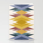 Bold Geometric Triangles III Stationery Card Gallery Image 2