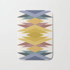 Bold Geometric Triangles III Bath Mat Gallery Image 1
