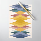 Bold Geometric Triangles III Wrapping Paper Gallery Image 1