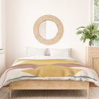Bold Geometric Triangles III Duvet Cover Gallery Image 3